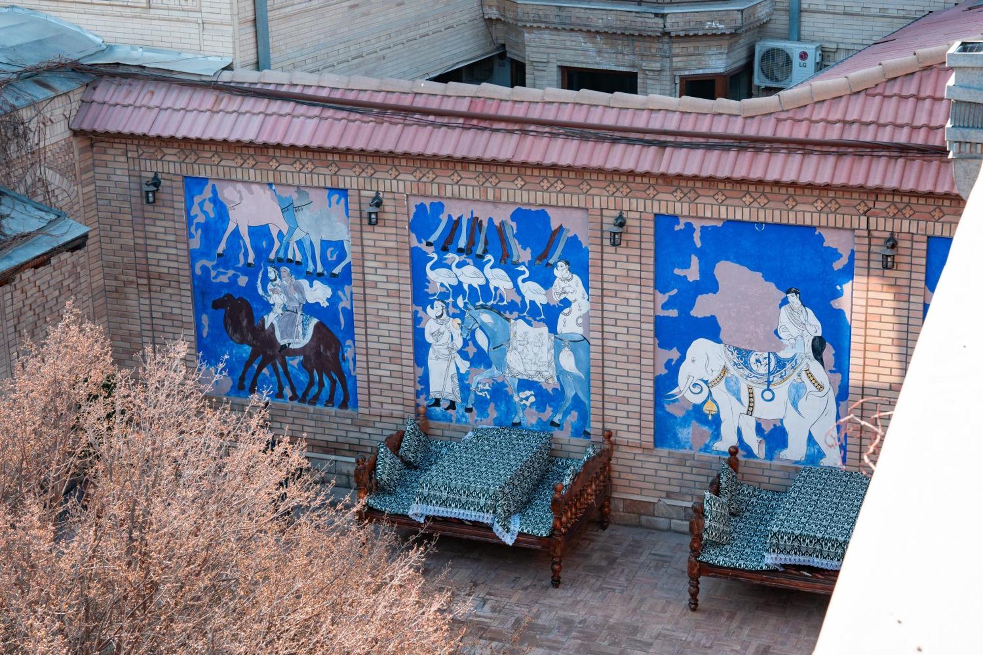 Hotel Caravan Serail Samarkand Exterior foto