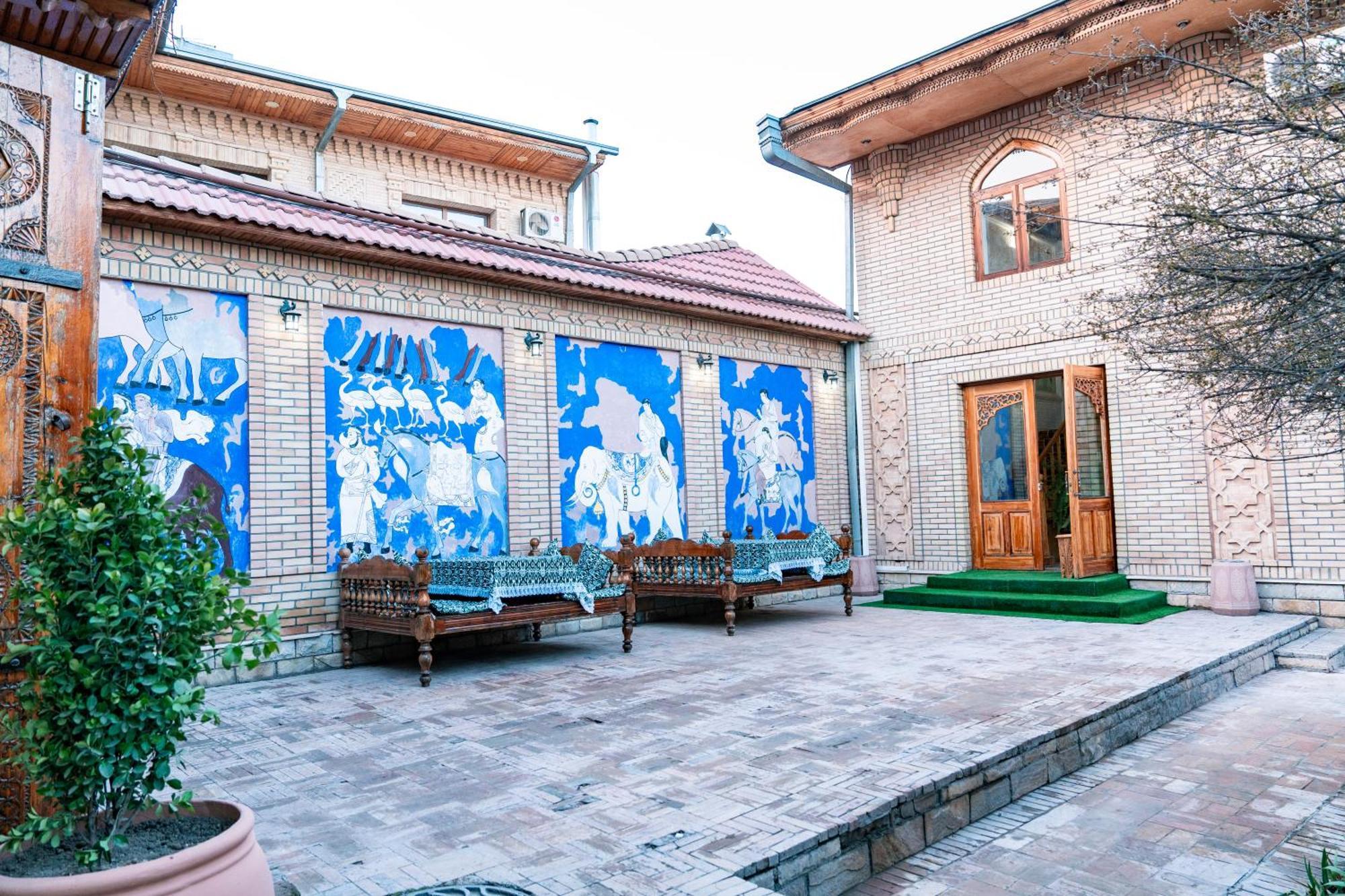 Hotel Caravan Serail Samarkand Exterior foto