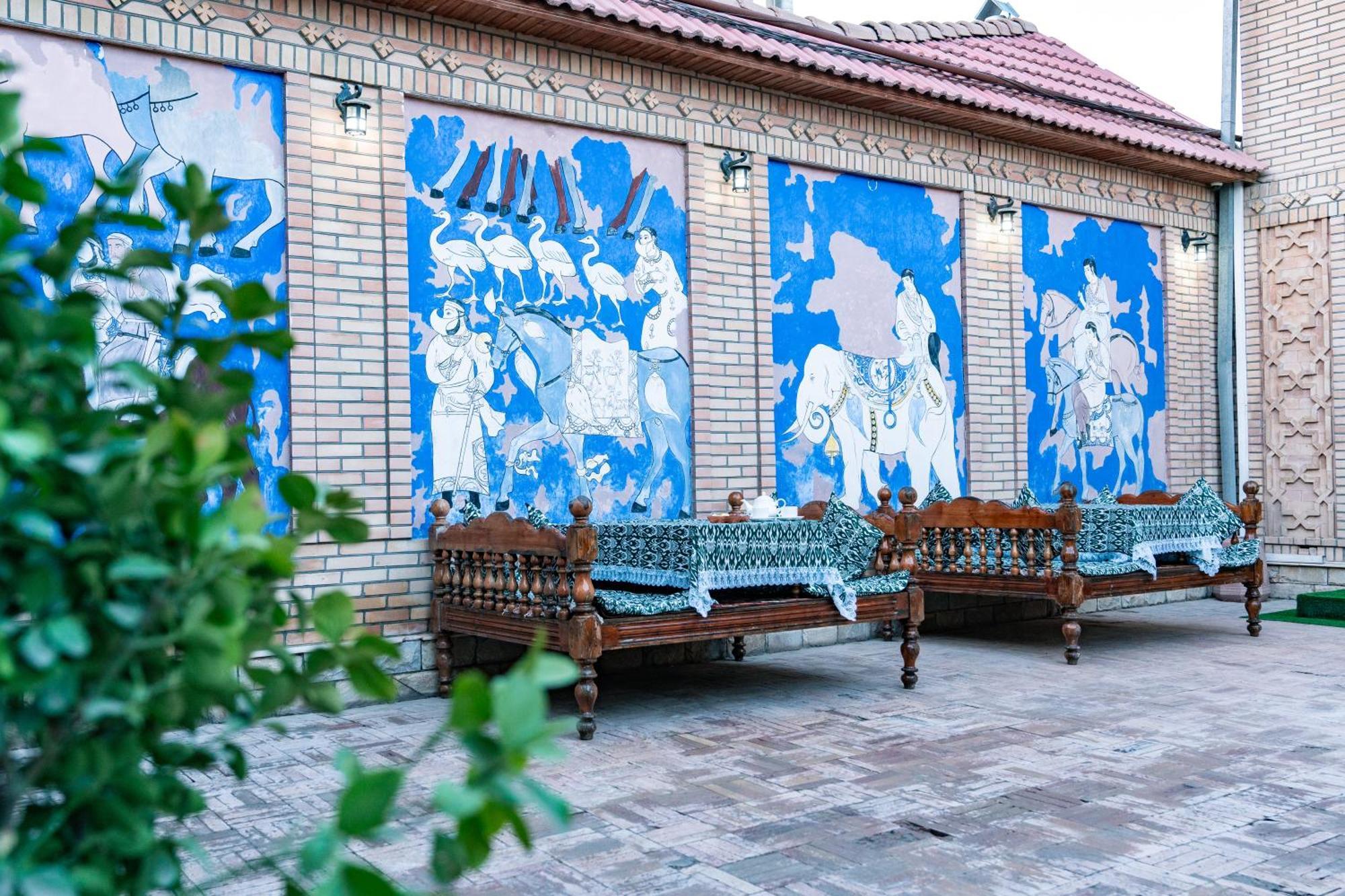 Hotel Caravan Serail Samarkand Exterior foto